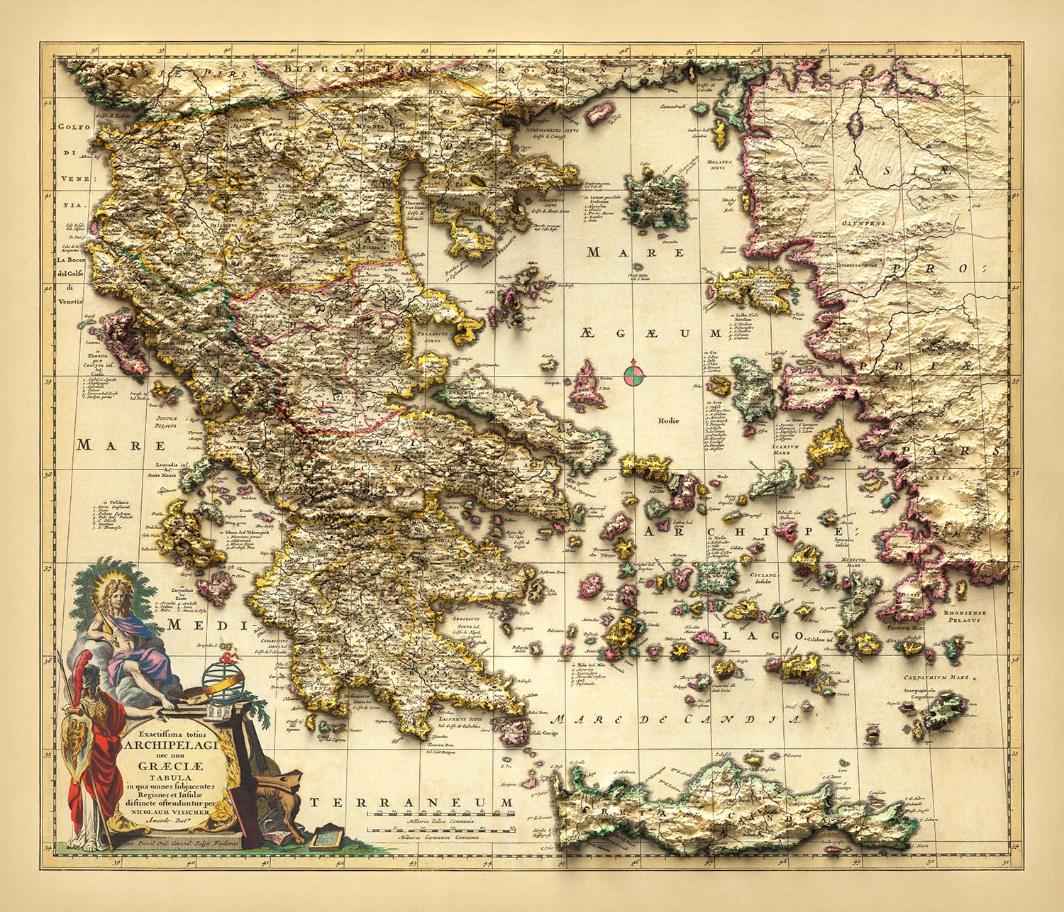 Image showing the difference between an Original map and a map that has undergone the Unique 3D transformation