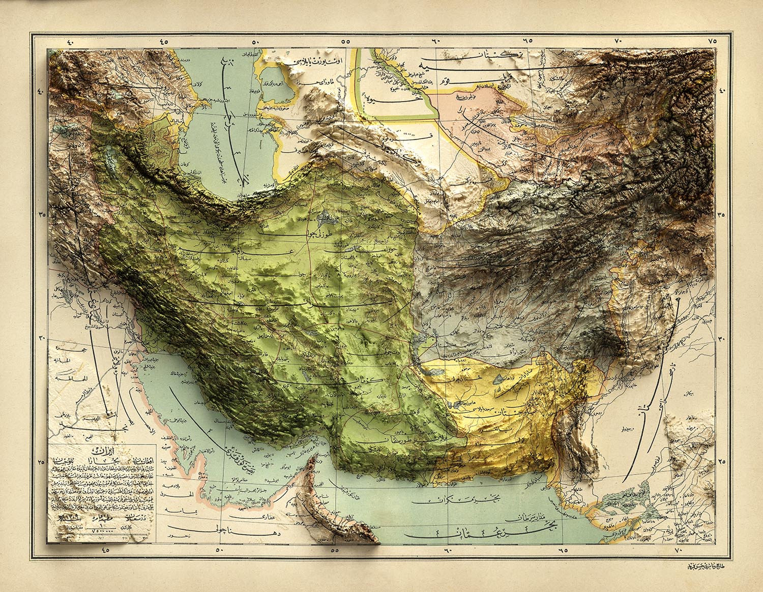 Image showing the difference between an Original map and a map that has undergone the Unique 3D transformation
