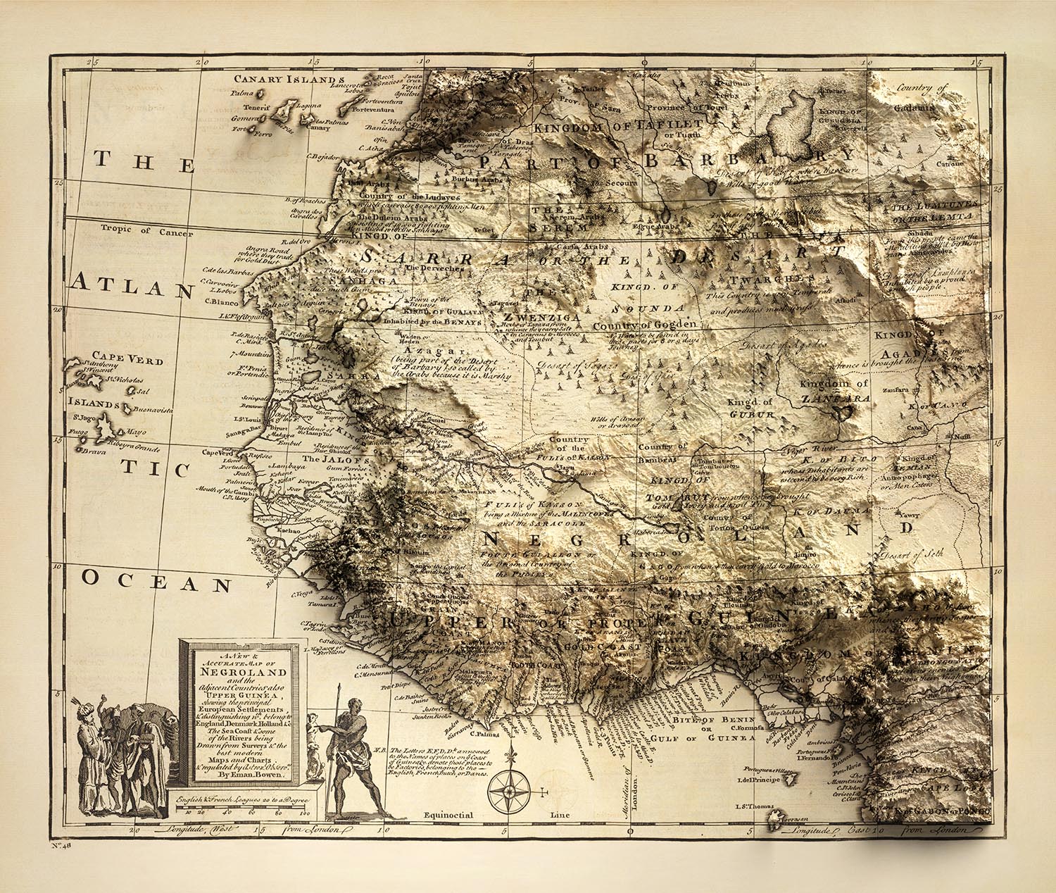 Image showing the difference between an Original map and a map that has undergone the Unique 3D transformation