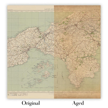 Image showing the difference between Original and Aged tones