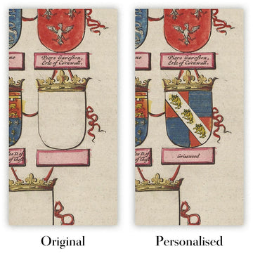 Image showing the difference between an Original map and a Personalised map