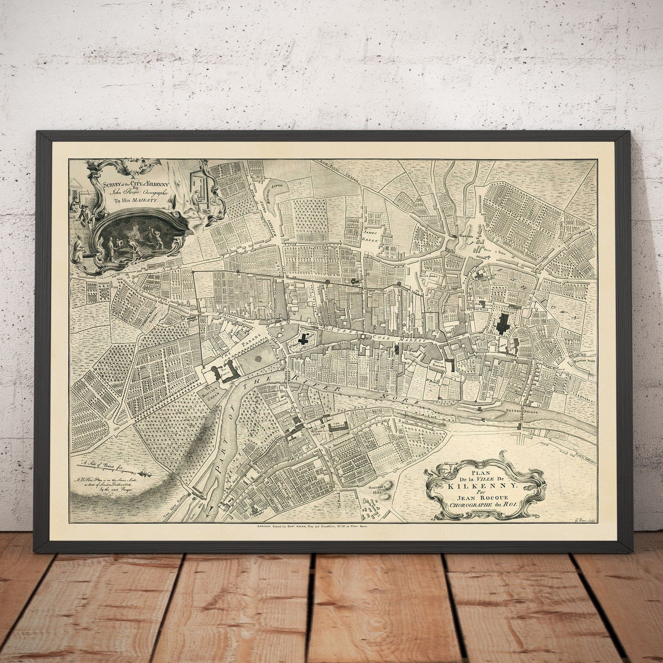 old-map-of-kilkenny-by-john-rocque-in-1758-river-nore-high-street