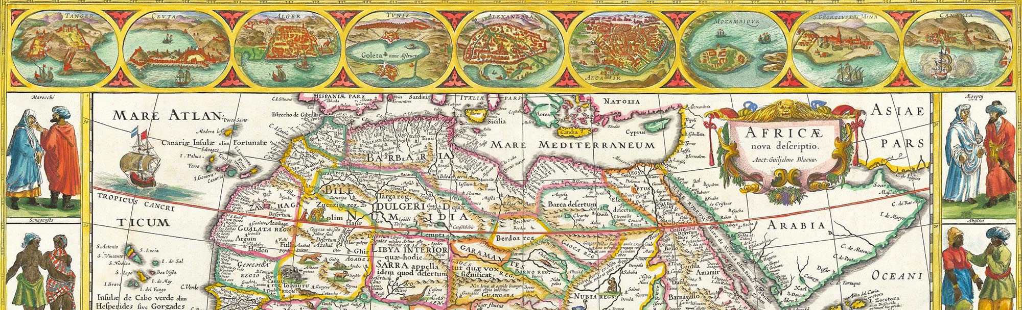 Old Maps of Africa The Unique - Website Header Africa