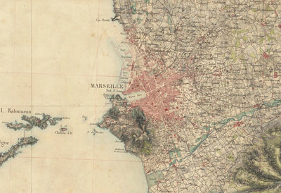 Carte ancienne personnalisée (Royaume-Uni) - Créez votre propre carte à code postal Ordnance Survey des années 1800 et 1900.