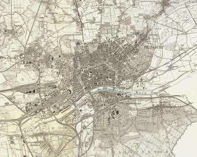 Mapa antiguo personalizado (Reino Unido) - Haga su propio mapa postal Ordnance Survey de 1800 y 1900