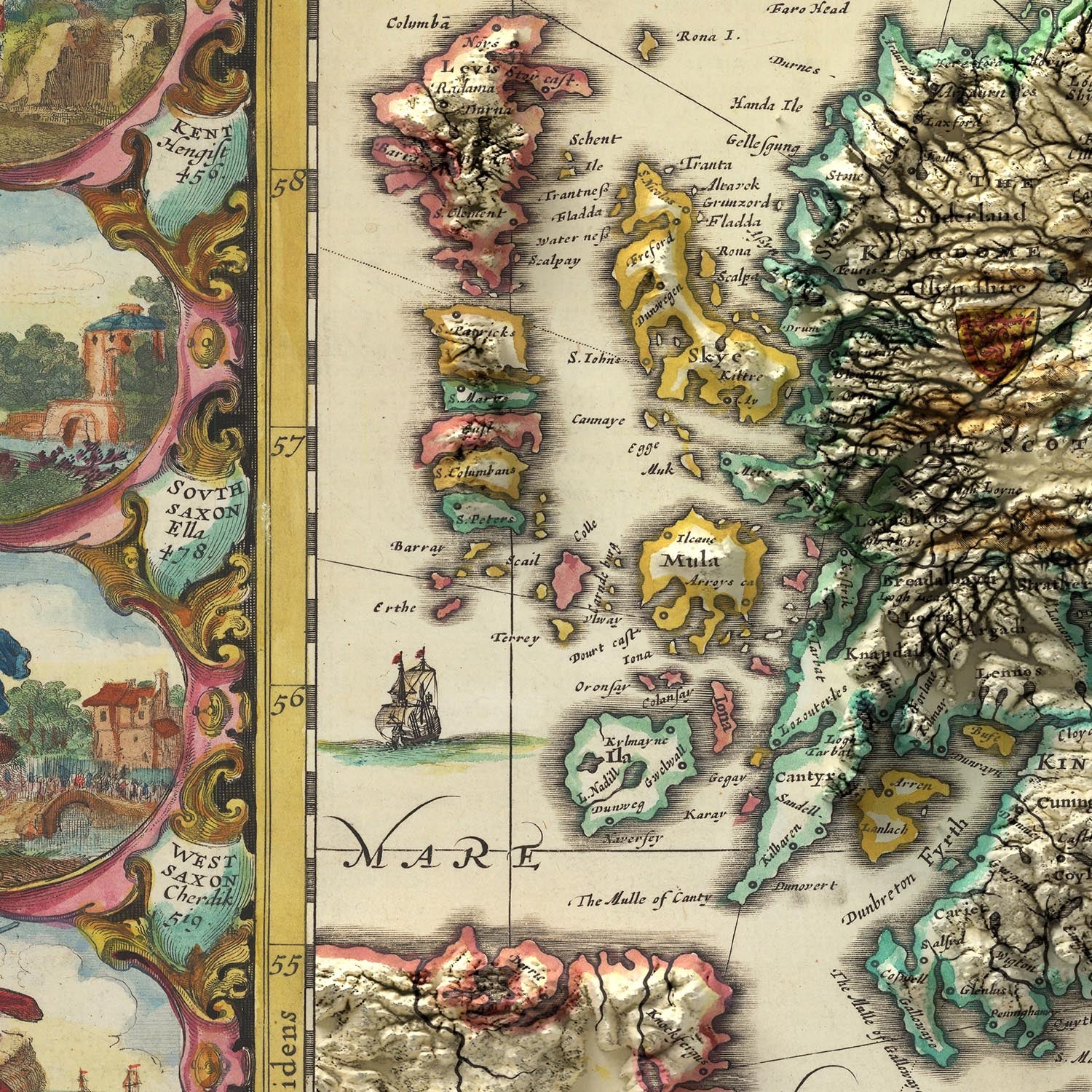 Image showing the difference between an Original map and a map that has undergone the Unique 3D transformation