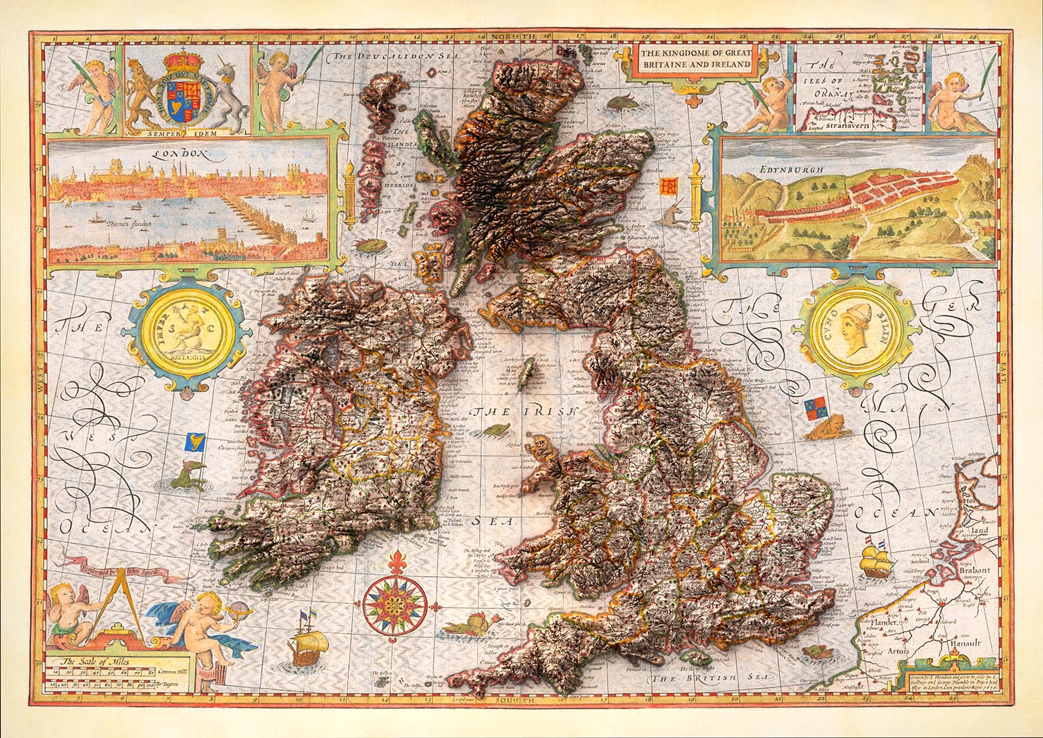 Image showing the difference between an Original map and a map that has undergone the Unique 3D transformation