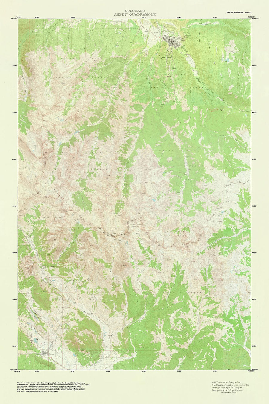 This is what standard USGS Topo maps look like, before we&