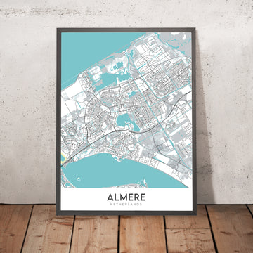 Plan de la ville moderne d&