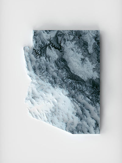 Arizona Topografische 3D Reliefkarte 