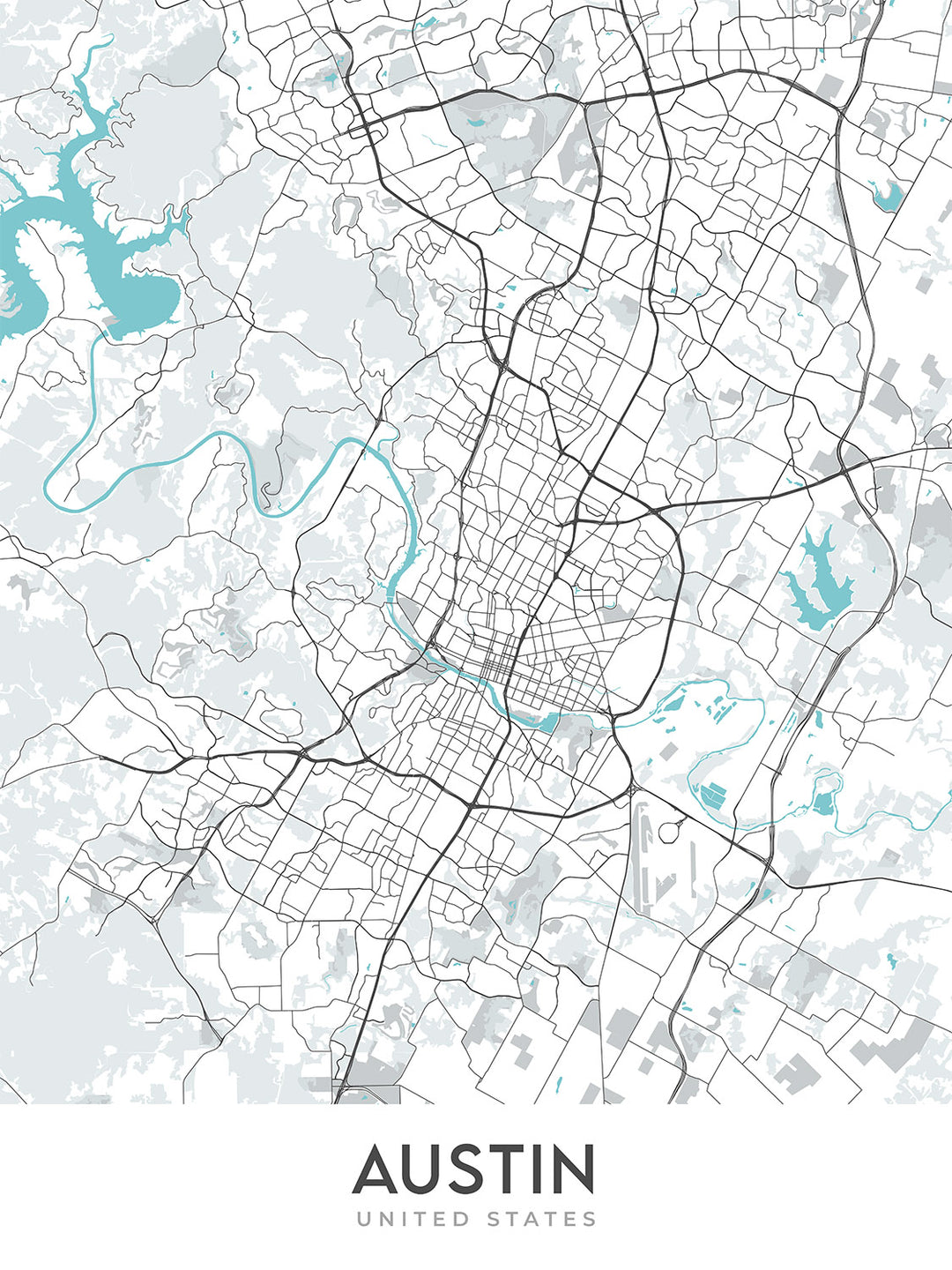 Map Of Downtown Austin Texas