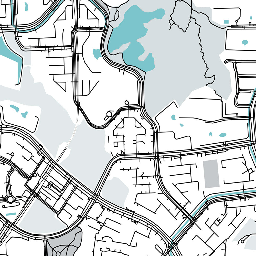 Moderner Stadtplan von Bukit Batok, Singapur: Bukit Batok Naturpark, Little Guilin, West Mall, alte Ford-Motorenfabrik, Bukit Batok Memorial