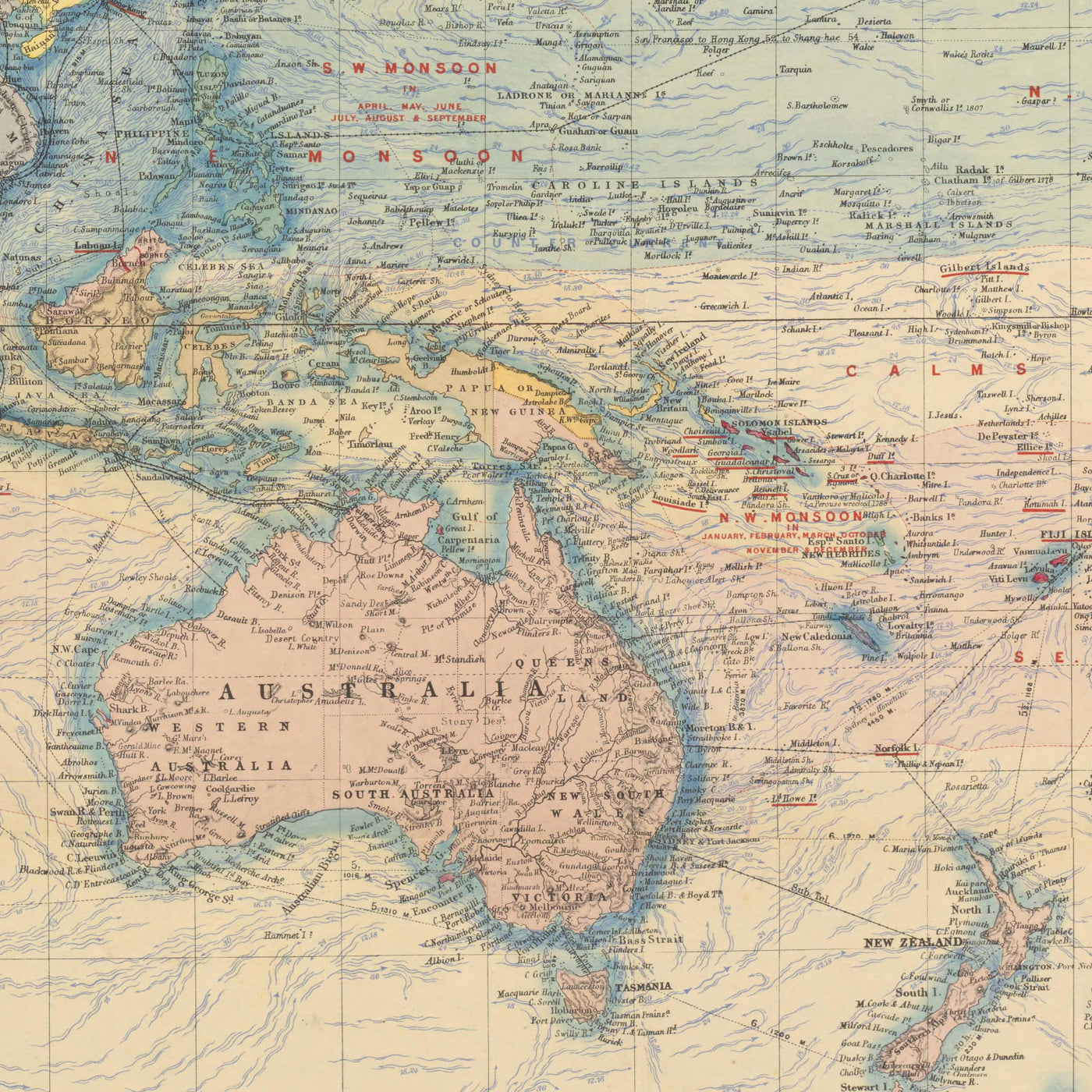 Mapa del viejo mundo por Edward Stanford, 1898 - Masterpiece Vintage Atlas Wall Chart