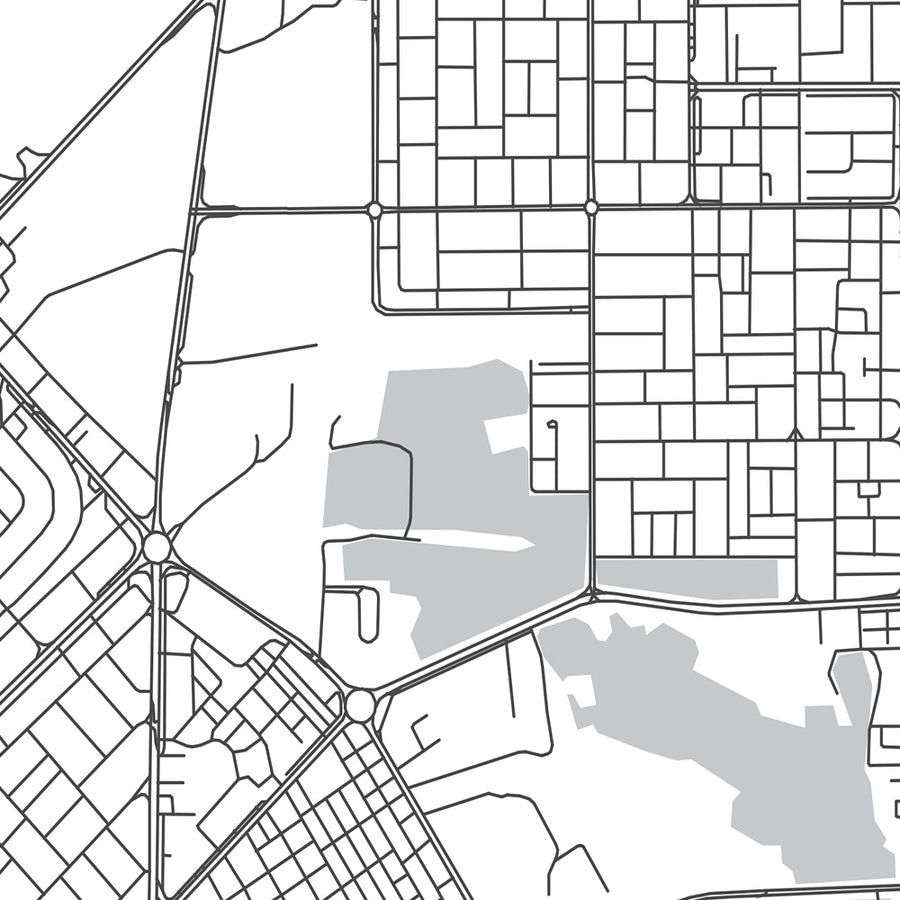 Mapa moderno de la ciudad de Fujairah, Emiratos Árabes Unidos: fuertes, museos y costa