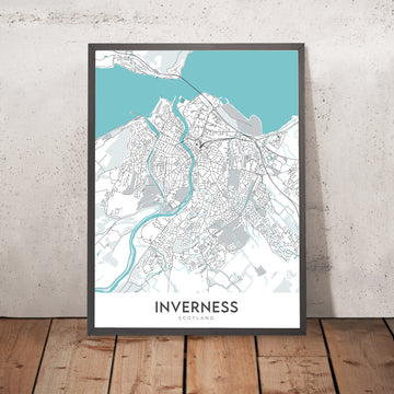 Plan de la ville moderne d&