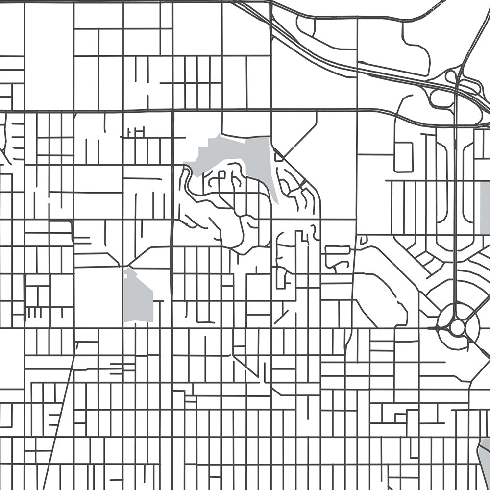 Mapa moderno de la ciudad de Long Beach, CA: centro, acuario, Pike Outlets, Queen Mary, Shoreline Village