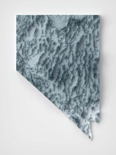 Nevada Topografische 3D-Reliefkarte 