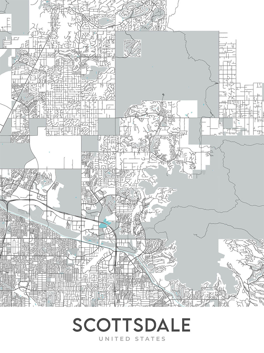 Old Town Scottsdale Shopping Map