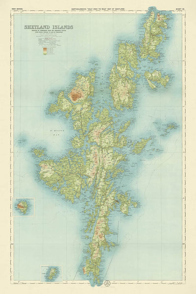 Old OS Map Of Shetland Islands By Bartholomew 1901 Lerwick Ronas Hi old-os-map-of-shetland-islands-by-bartholomew-1901-lerwick-ronas-hi