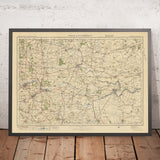 Old Ordnance Survey Map, Sheet 32 - Goole & Pontefract, 1925: Castleford, Knottingley, Selby, Howden, Snaith
