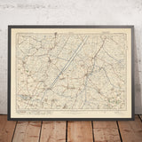 Mappa dell'Ordnance Survey Antica, Foglio 75 - Ely, 1925: Soham, Ramsey, St Ives, Chatteris, March 