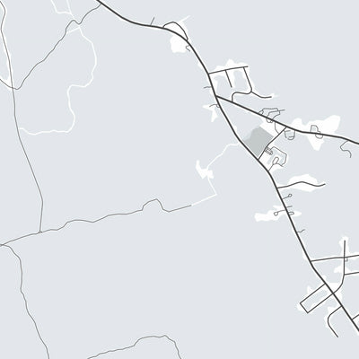 Modern City Map of Freetown, MA: Assonet River, Freetown State Forest, Lake Assawompset, US-44, MA-140