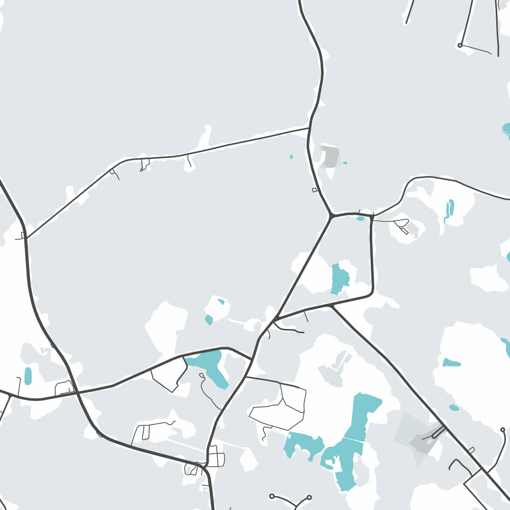 Modern City Map of Plympton, MA: Plympton Town Hall, Plympton Public Library, Plympton High School, MA-106, US-44