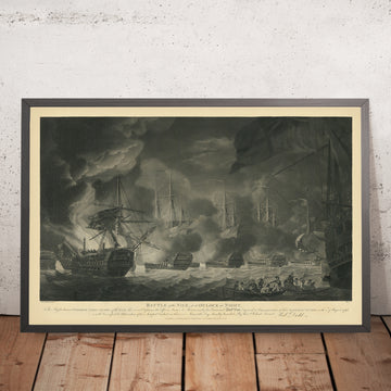 La Battaglia del Nilo di Robert Dodd, 1798: Horatio Nelson contro i Francesi 