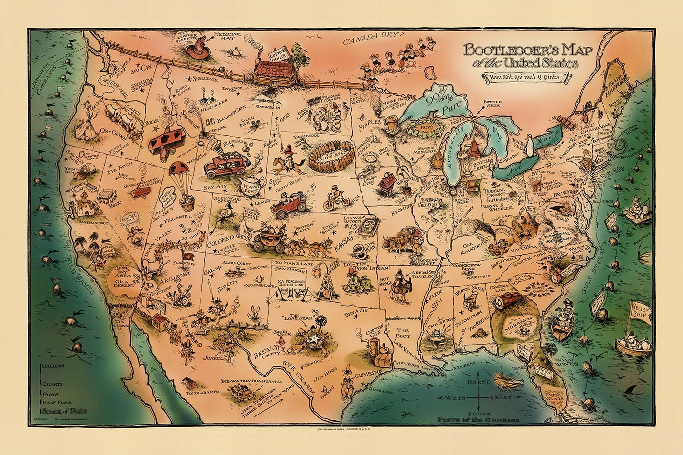 The colorized version of the map