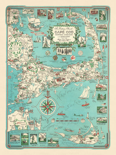 Un voyage à travers Cape Cod, Martha's Vineyard et Nantucket : une aventure illustrée