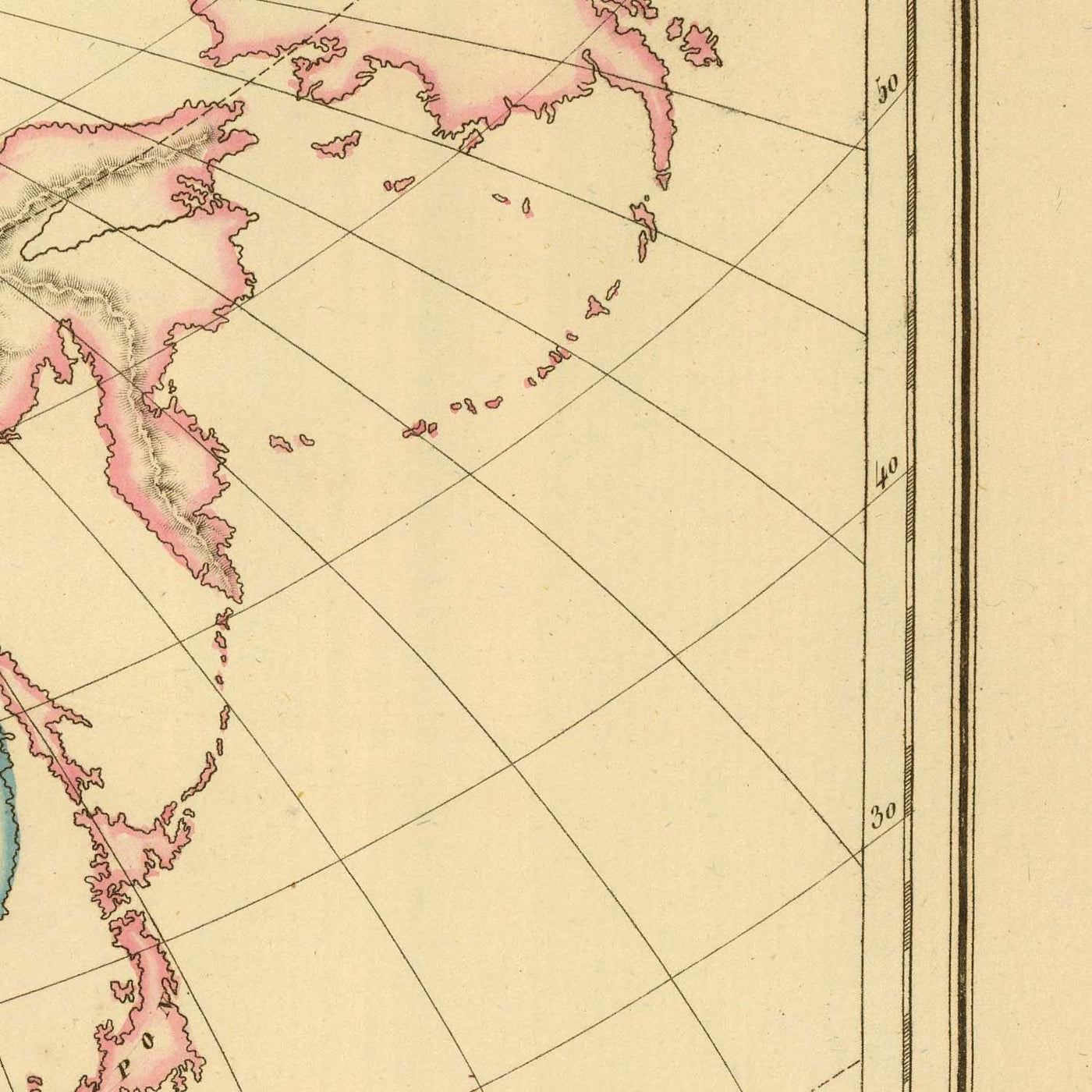 Alte Karte des Mongolischen Reiches von Malte-Brun, 1837: Karakorum, Seidenstraße, Persien, Indien, China