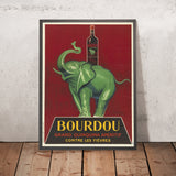 Bourdou Vintage Quinquina Aperitif Poster by Leonetto Cappiello, 1926