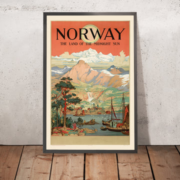 A framed image of 