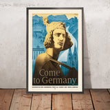 Germany Travel Poster: Come to Germany by Max Eschle