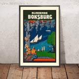Vintage South African Boksburg Travel Poster