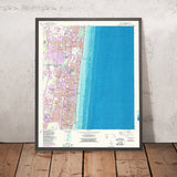 Old Map of Boca Raton, Florida by USGS, 1962 – Hillsboro Beach & Boca Raton Inlet