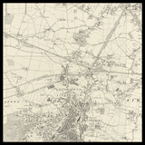 Carte ancienne personnalisée d'Altrincham 