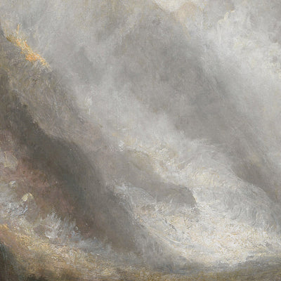 Valley of Aosta: Snowstorm, Avalanche and Thunderstorm by Turner, 1836