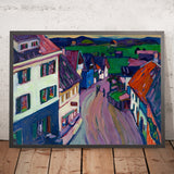 Murnau – View from the window of the Griesbräu by Wassily Kandinsky, 1908