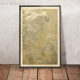 Mappa rara e antica della Cina e dell'Asia di Selden, 1653: Rotte commerciali, Mare Cinese Meridionale, Illustrazioni 
