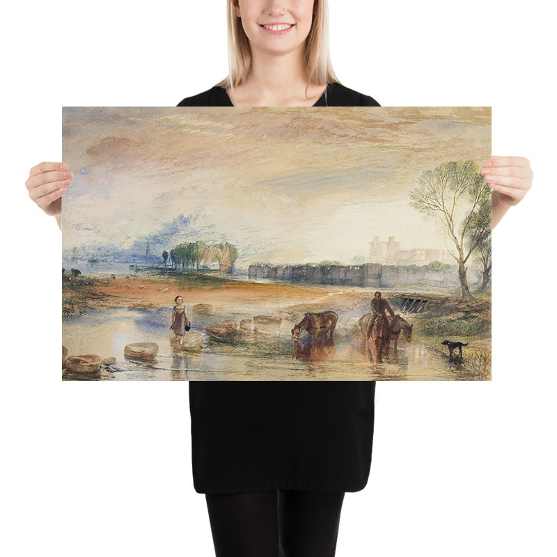 Sonnenuntergang und Mondaufgang von Turner, 1822 