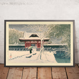 Snow in Shiba Park by Hasui Kawase, 1935