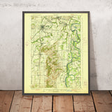 Old Map of McMinnville, Oregon, 1926 by USGS – Dayton, Amity & Yamhill River