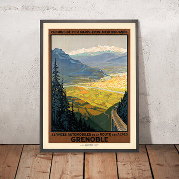 A framed image of 
