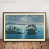 Futago Insel - Mondlicht bei Matsushima von Hasui Kawase, 1935 