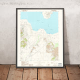 Map of Lee Vining, California by USGS, 1992 – Mono Lake, Tioga Pass & Inyo National Forest