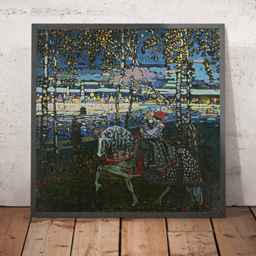 A framed image of 