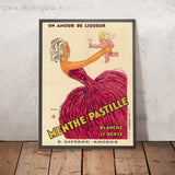 Menthe-Pastille Vintage Liqueur Poster by Dransy, 1931