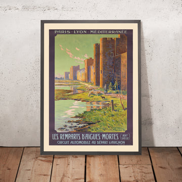 A framed image of 