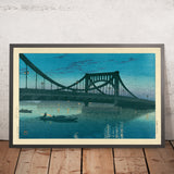 Puente Kiyosu de Hasui Kawase, 1935 